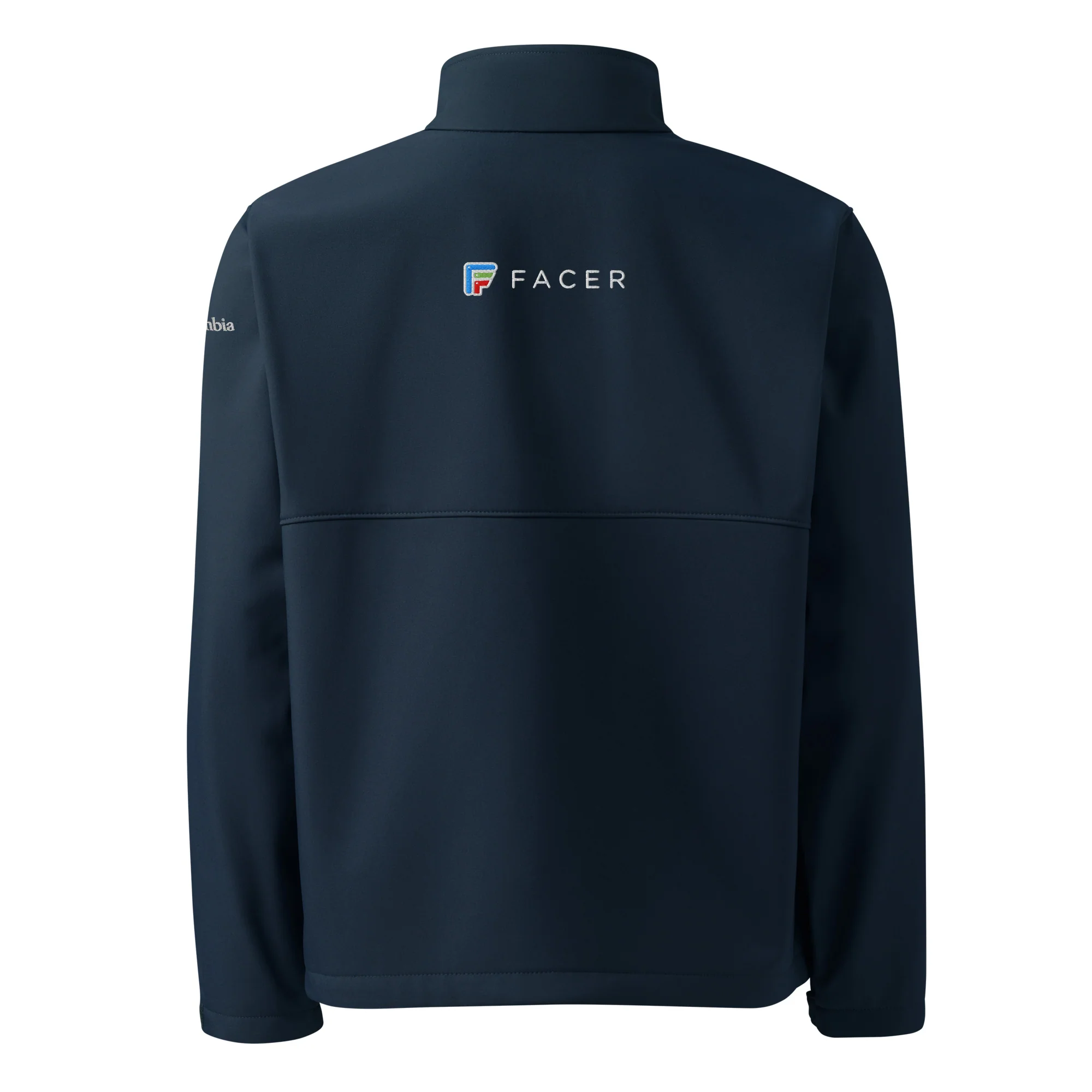 Columbia soft shell jacket with Facer logo mark - Image 6