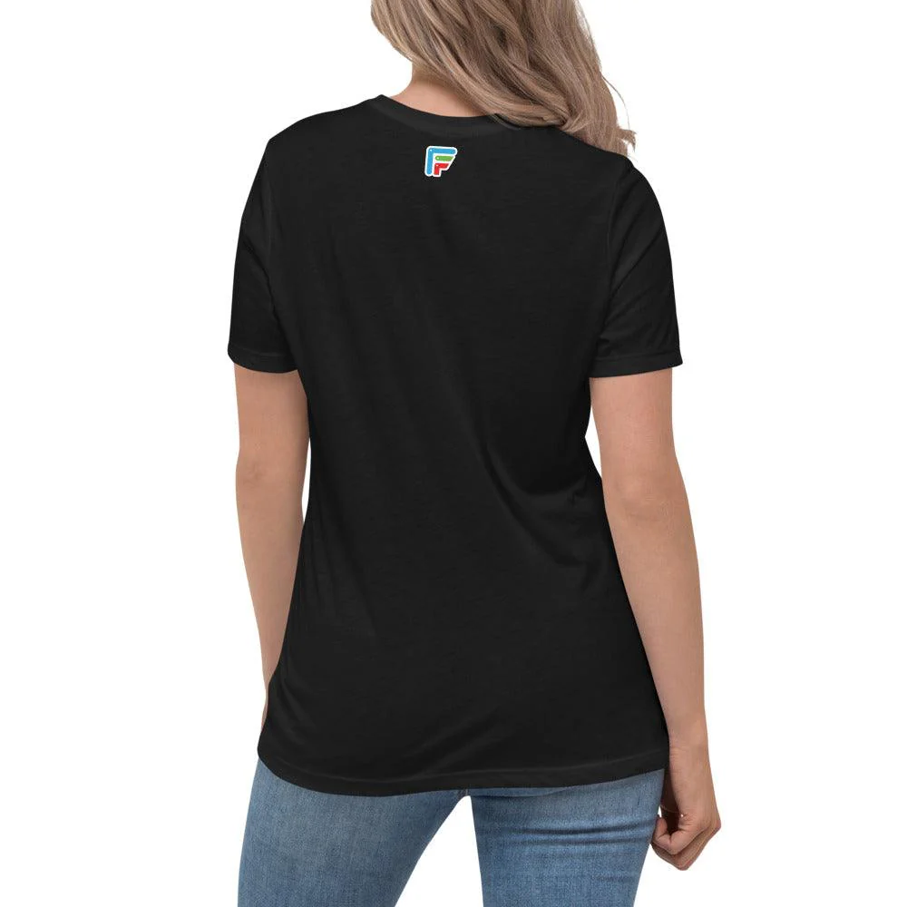 Facer Black Womens T-Shirt - Image 3