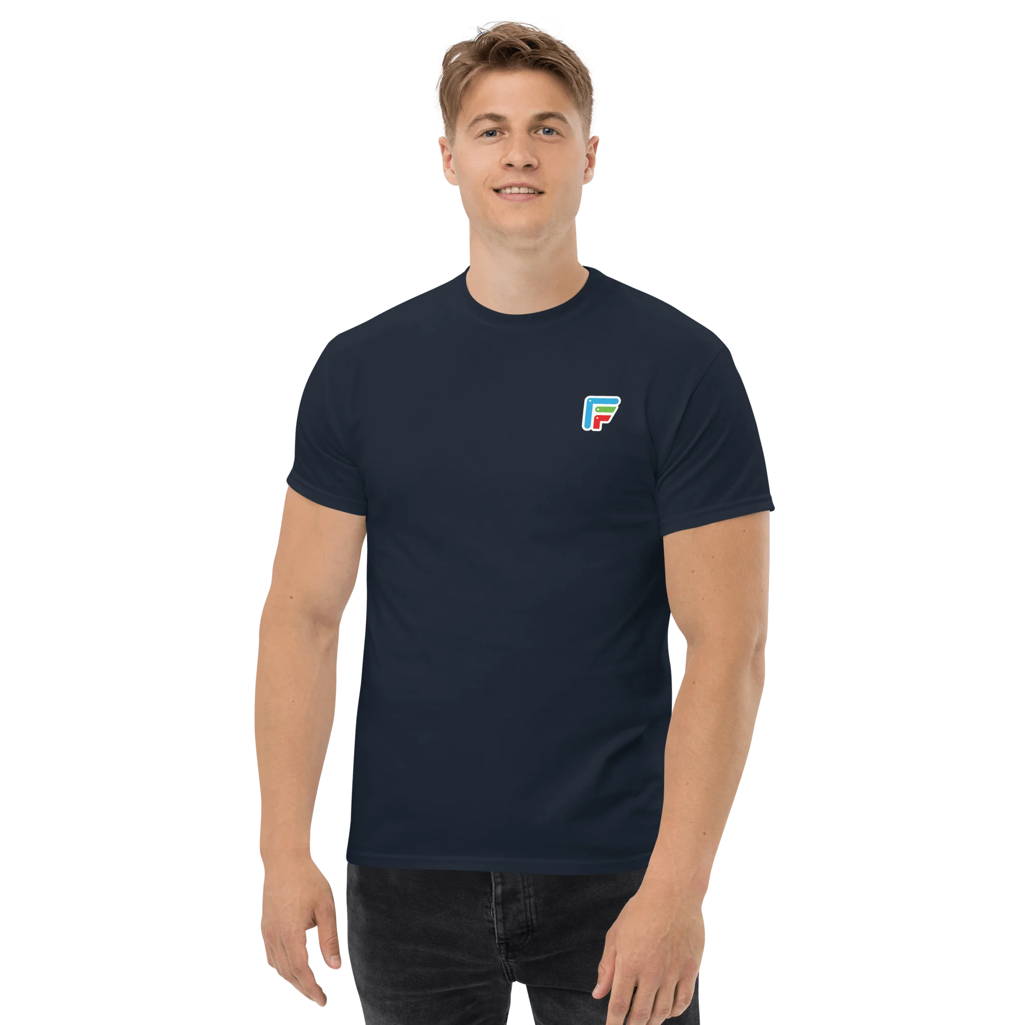 Facer classic T-shirt for men - Small color logo - Image 3