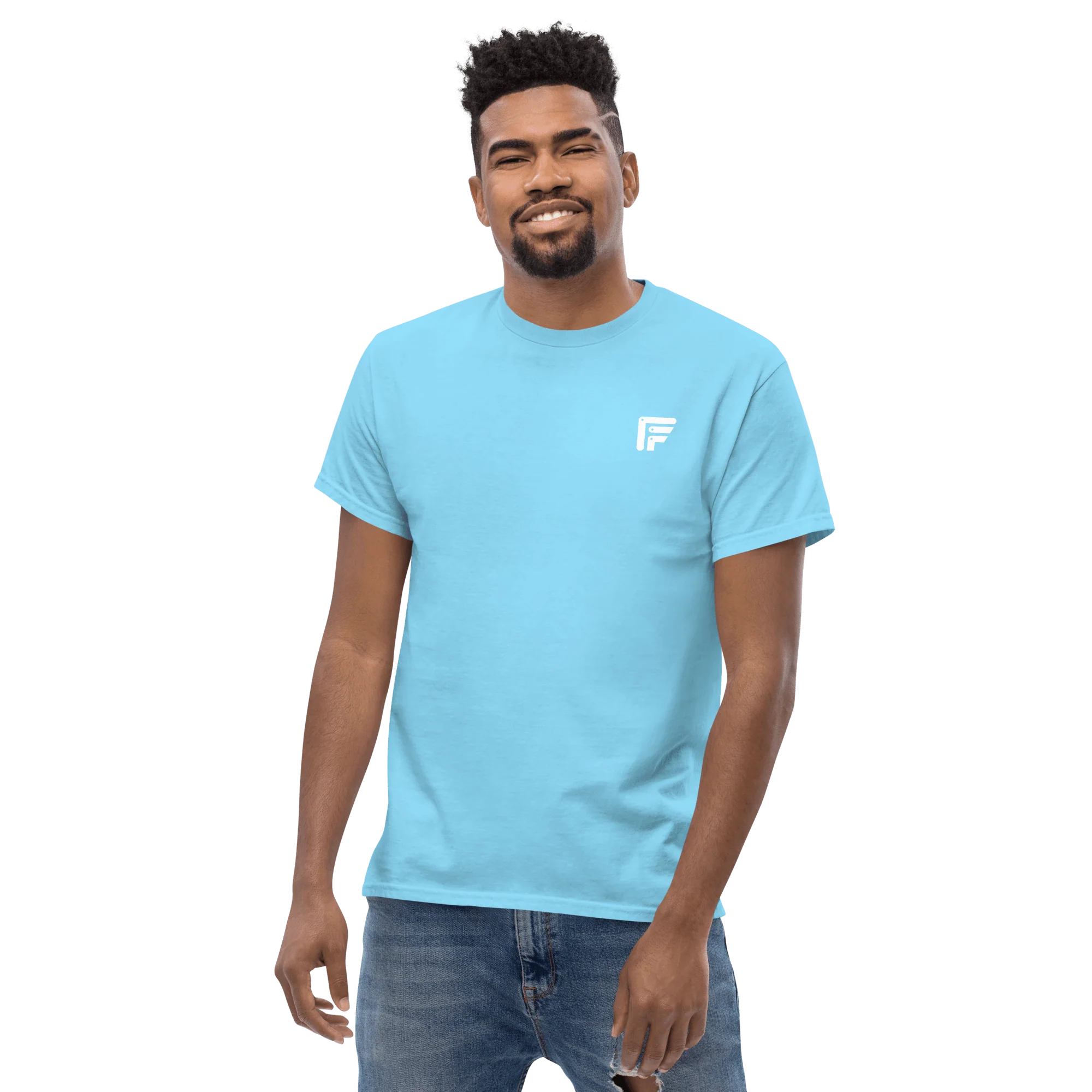 Facer classic T-shirt for men - Small white logo - Image 14