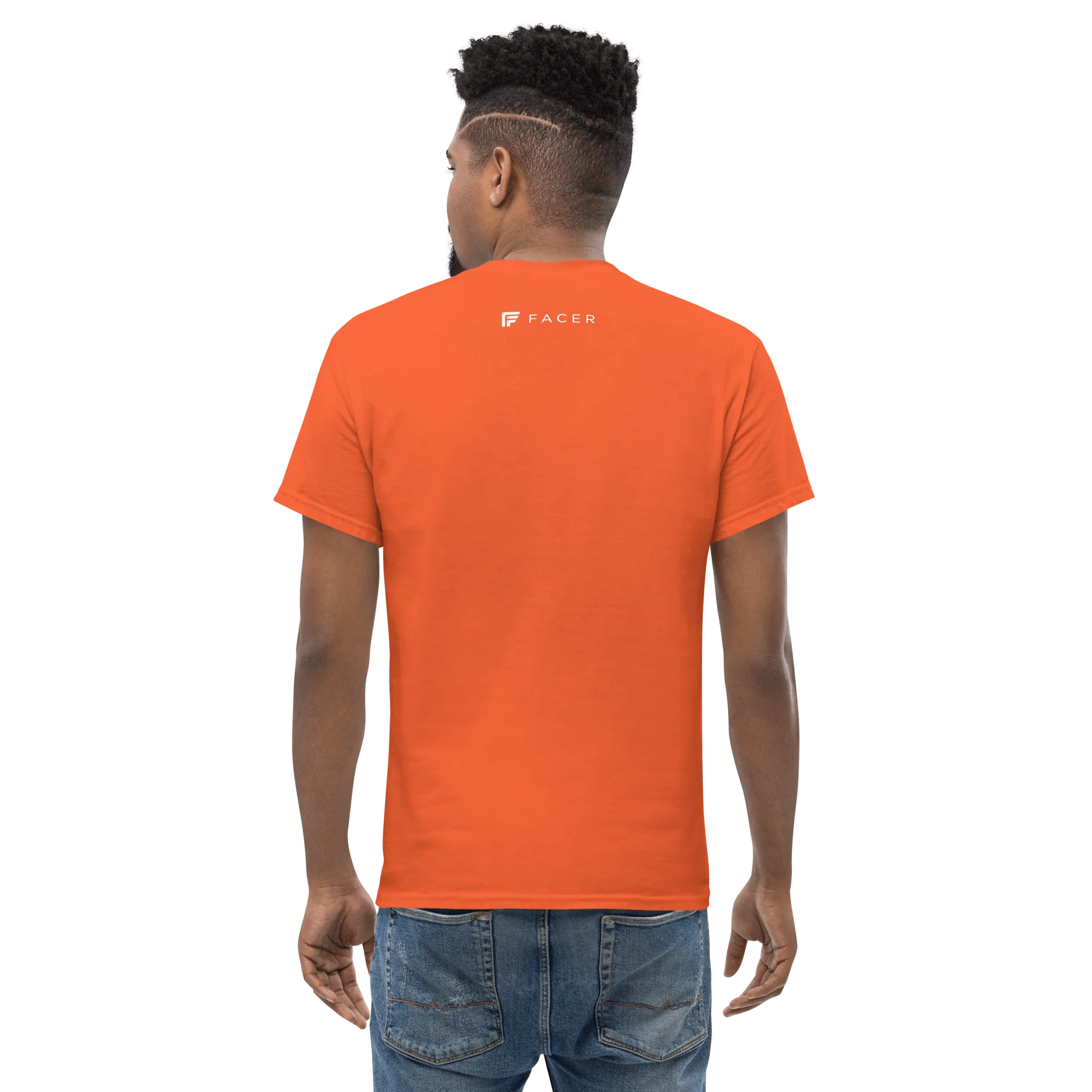 Facer classic T-shirt for men - White logo - Image 21