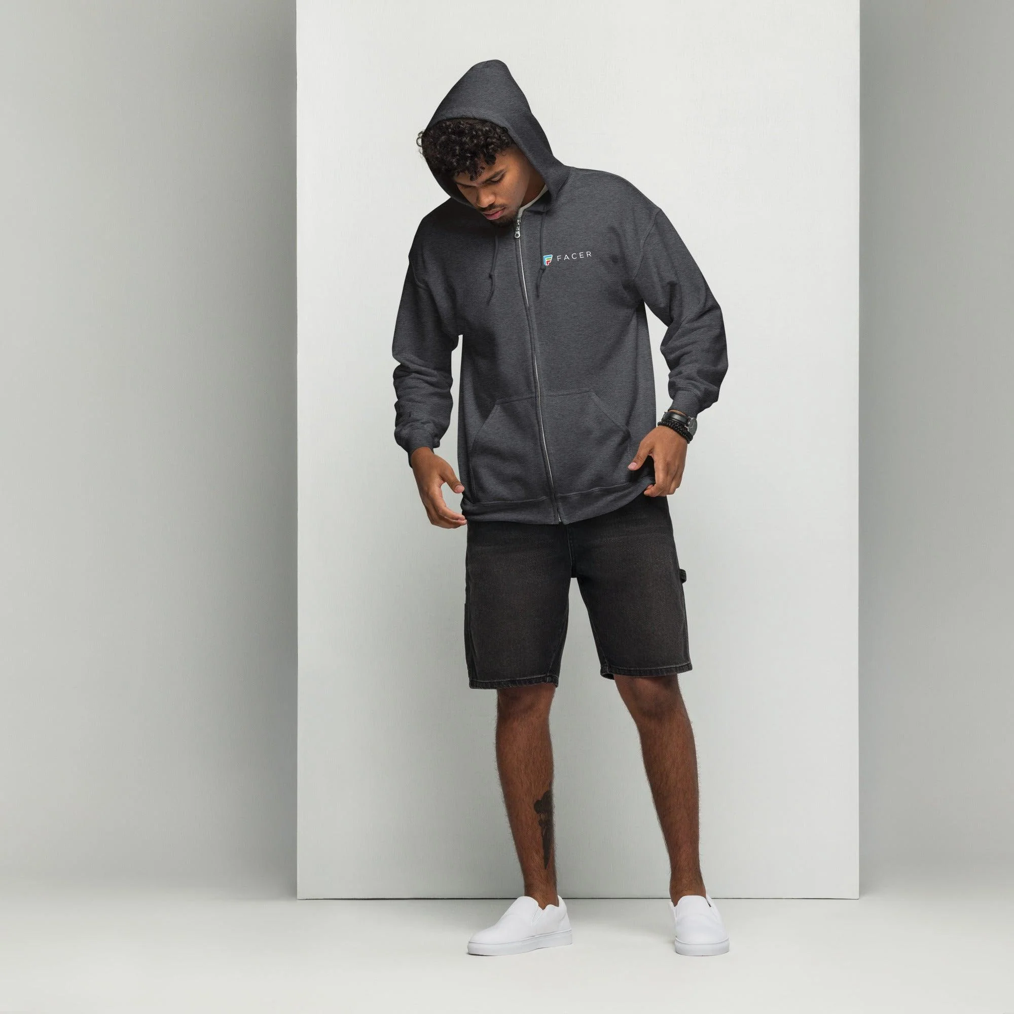 Printed - Zip Hoodie - Image 3